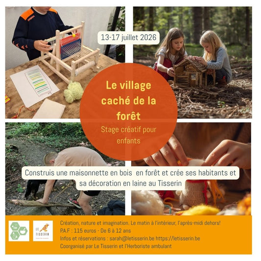 Le village caché de la forêt  - Stage créatif pour enfants de 6 à 12 ans